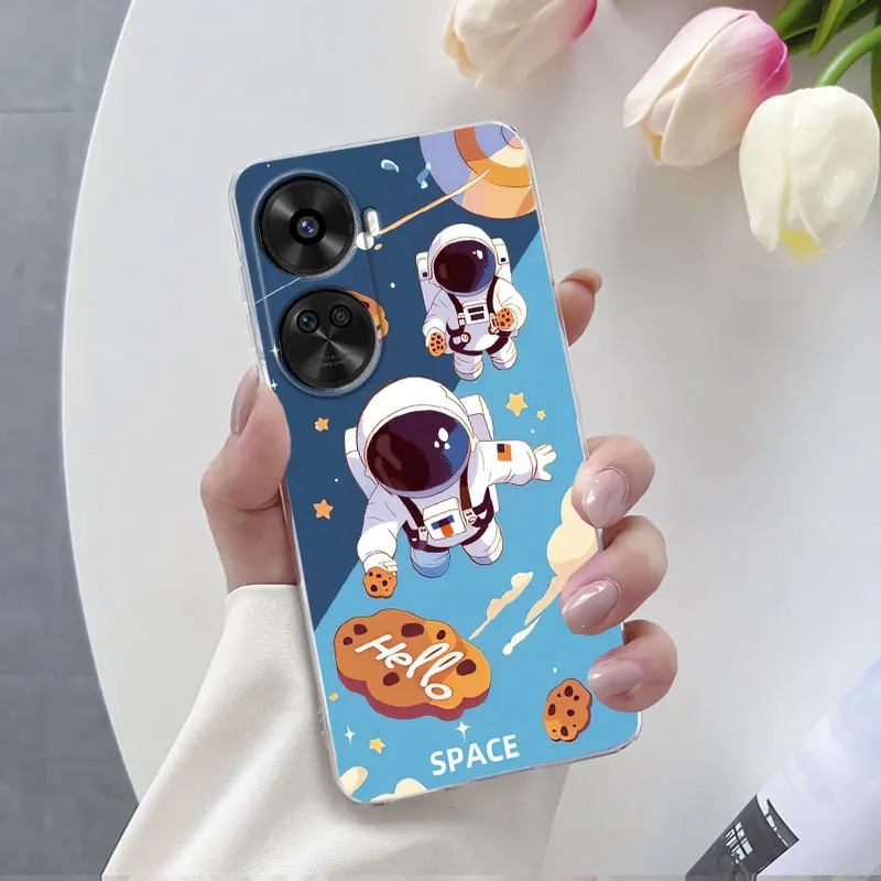 Luxury Floral Clear Silicone Protective Phone Case