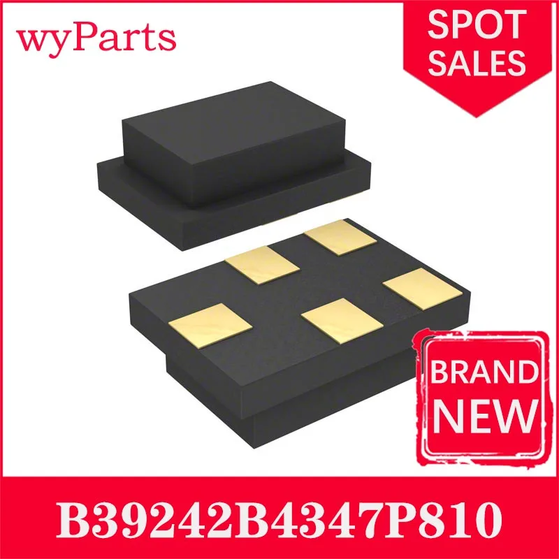 

B39242B4347P810 совершенно новый 2,442 ГГц Частотный Bluetooth, беспроводной Радиочастотный пильный фильтр 1.8dB 83,5 МГц полоса пропускания 5-SMD, без свинца, 1 шт./партия