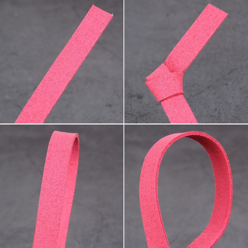 1 Meter 10 mm flache Lederschnur, Wildlederband, Lederschnur, Seil für DIY-Armbänder, Halsband, Halsketten, Schmuckherstellung, Kunsthandwerk – Detail 7