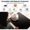 30 Inch Induction Cooktop, 9000W Built in Induction Stove Top, Electric Cooktop with 5 Boost Burner, 9 Heating Level 6