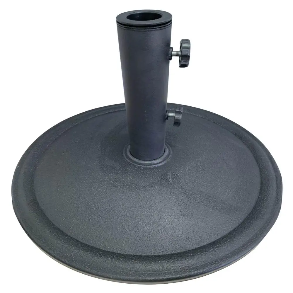 26LB Umbrella Base 4 Pack Durable Round Stand Patio Table Rust Resistant Fits Most 1 3/8 to 2 Inch Poles 3