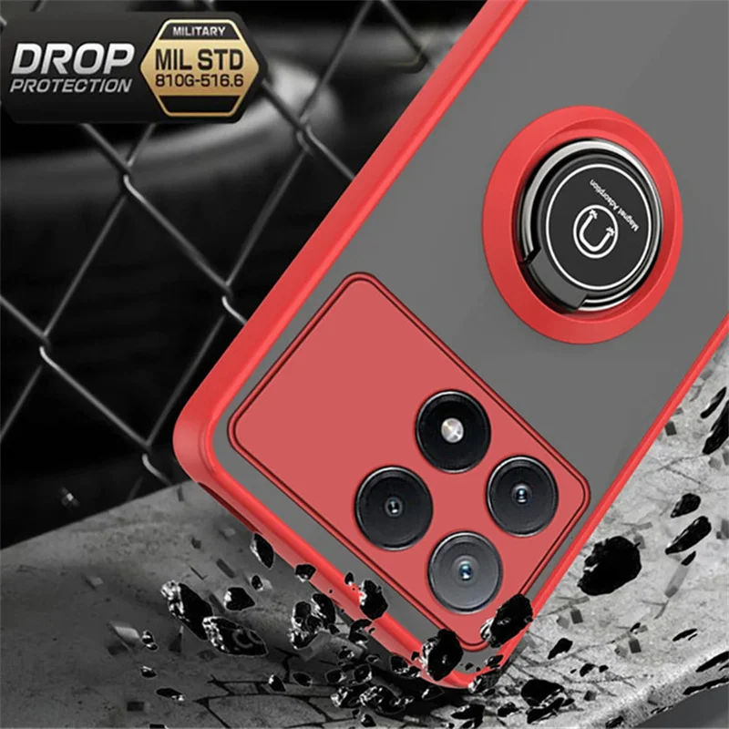 Shockproof Car Magnetic Ring Holder Stand Phone Case Cover