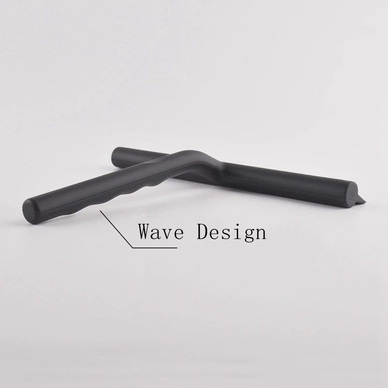 1PCS Shower Glass Wiper Scraper Shower Squeegee Cleaner With Silicone Holder Bathroom Mirror Wiper Scrapers Glass Cleaning Tool 4