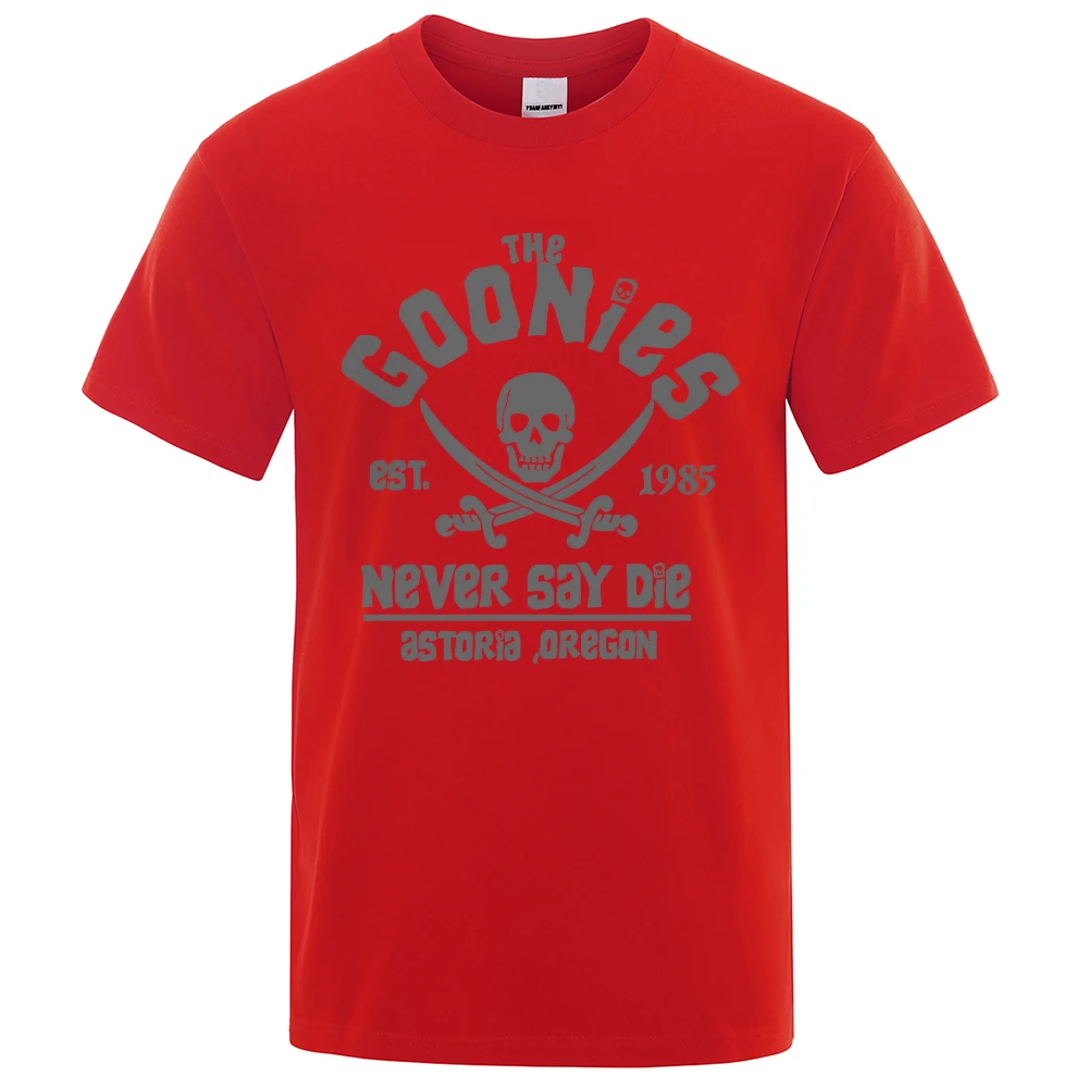 Goonies sagen nie sterben Astoroa Oregon T-Shirt Männer Frauen übergroße Baumwolle T-Shirt Kleidung Sommer O-Neck Tops lässig lose weiche T-Shirt – Detail 17