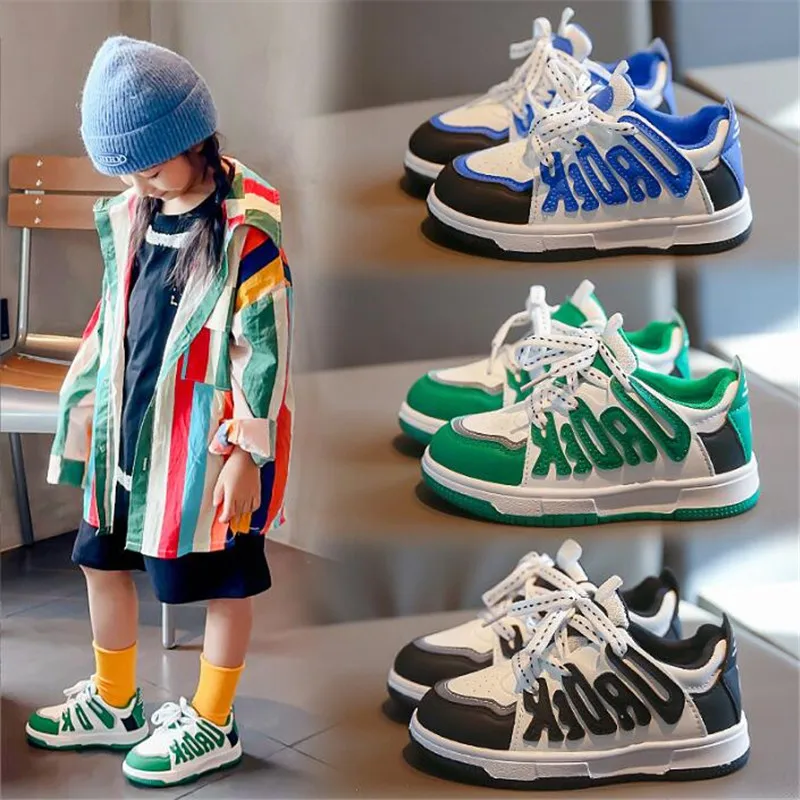 

Children White Shoes Anti-slip Wearable Casual Shoes Girls Boys Soft Sole Running Shoes Kids Breathable Sport Boy Child Sneakers