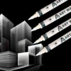 12pcs White Art Brush Acrylic White Paint Marker Pens, Medium Tip, Suitable For Rock Painting, Stone, Glass, Wood, Ceramics 3