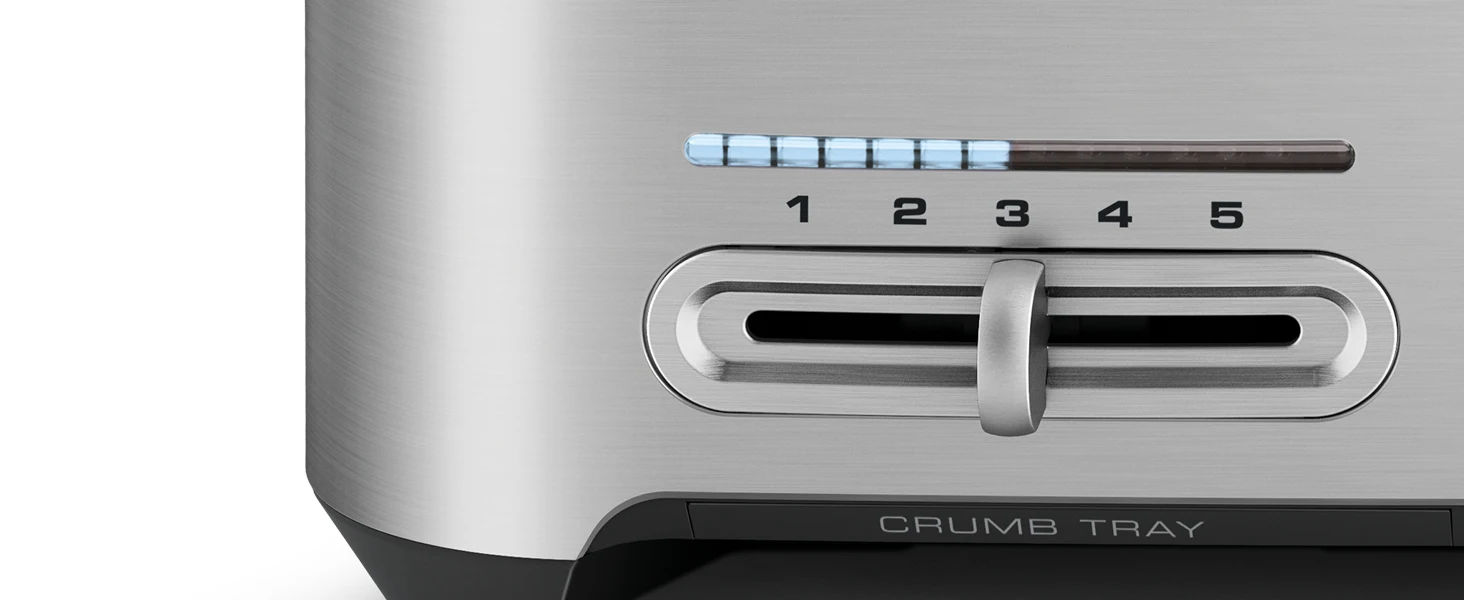 Description Picture 5 of item4-Slice BTA840XL Die-Cast Smart Toaster, Brushed Aluminum