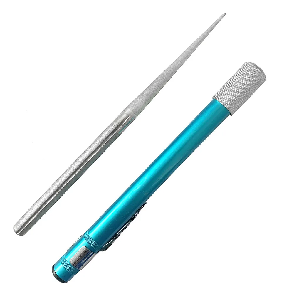 Sharpening File Handheld Sharpener Backpackers For Outdoor Enthusiasts Hikers Including Campers Pocket Clip Retractable File