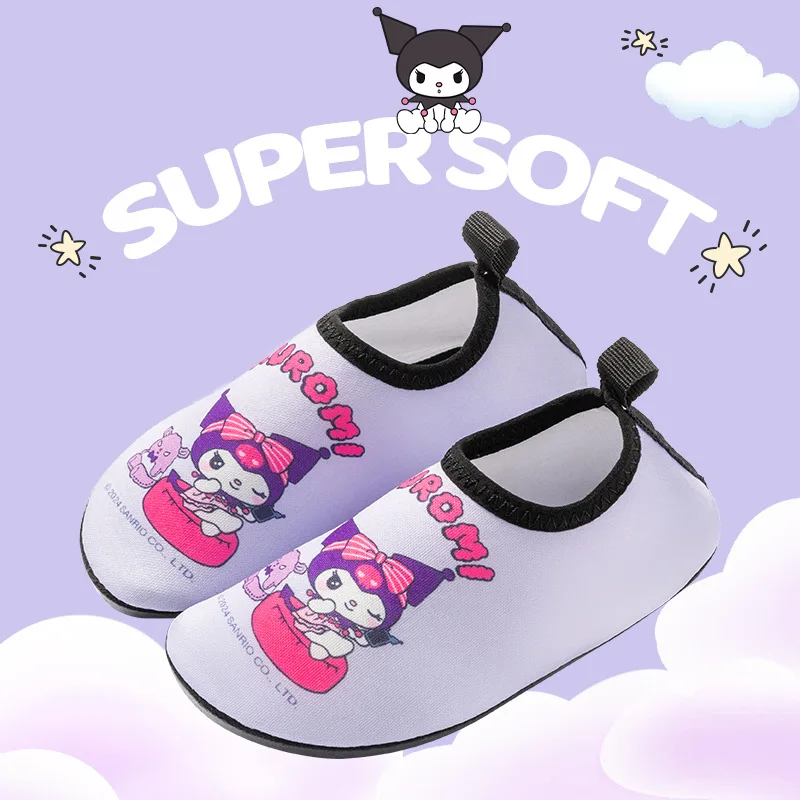

Sanrio Baby Floor Shoes Hello Kitty Y2K Kuromi My Melody Summer Thin Toddler Shoes Kawaii Anime Indoor Socks Soft Soles Non-Slip