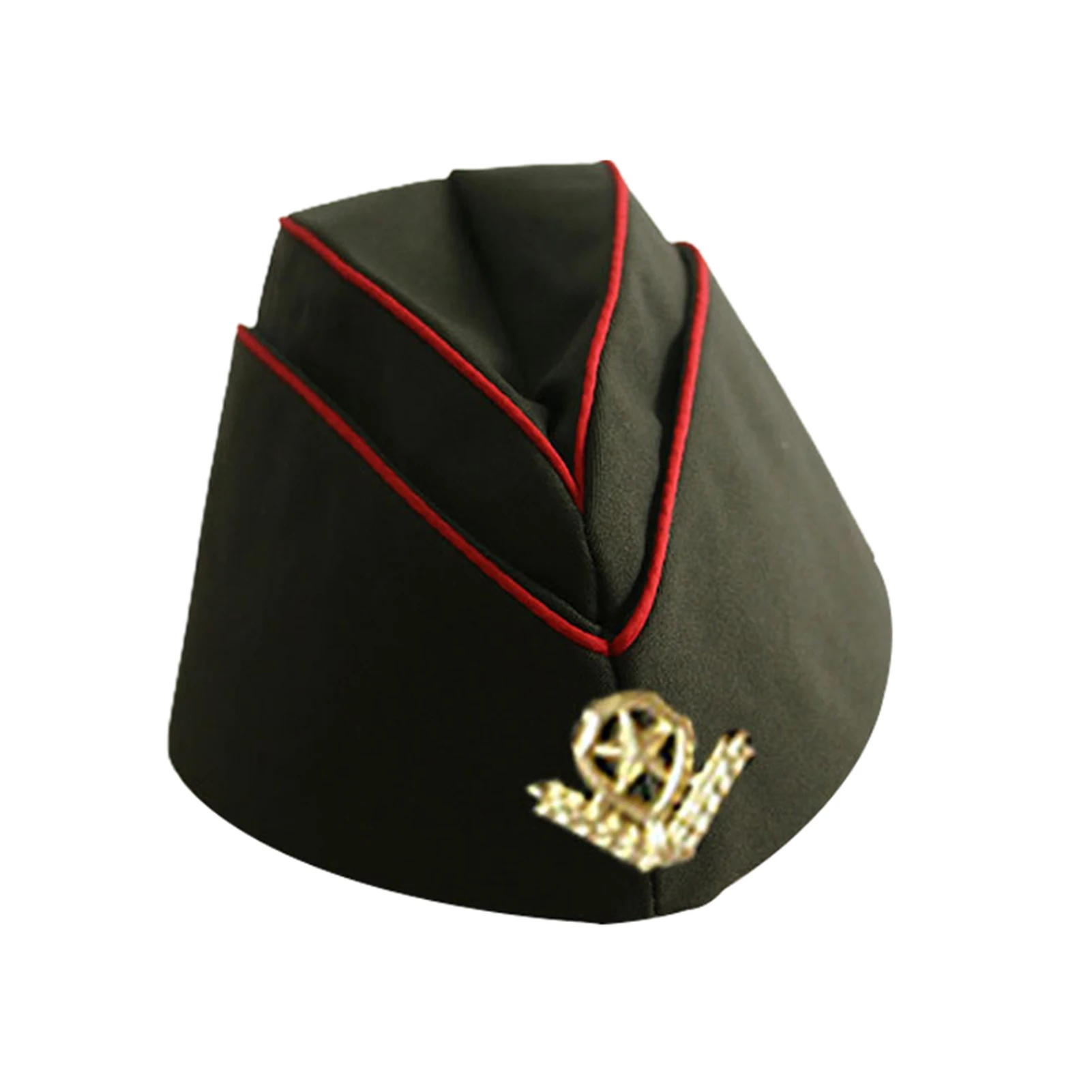 Army Garrison Cap Military Star Side Cap For Party Cosply Performance mens hat women military hat