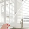 Blinds Pleated Curtain Accessories Shutters Window Opener Pole Acrylic Pull Rod White Sheer 3