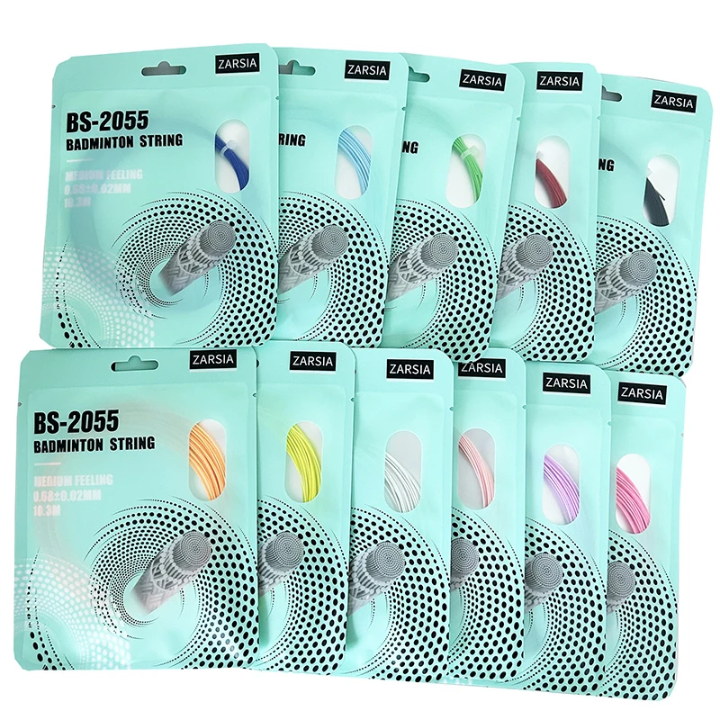 Length 10M Badminton Line 0.73mm Novice Badminton Racket Line Elastic Resistant To Hitting Multi-color Training