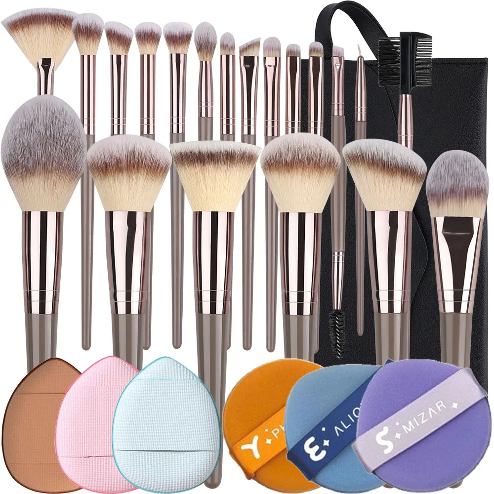 

1/20Pcs Makeup Brushes Set Loose Powder Brush EyeShadow Foundation Brush concealer brush Women Cosmetic Blending Beauty Tools