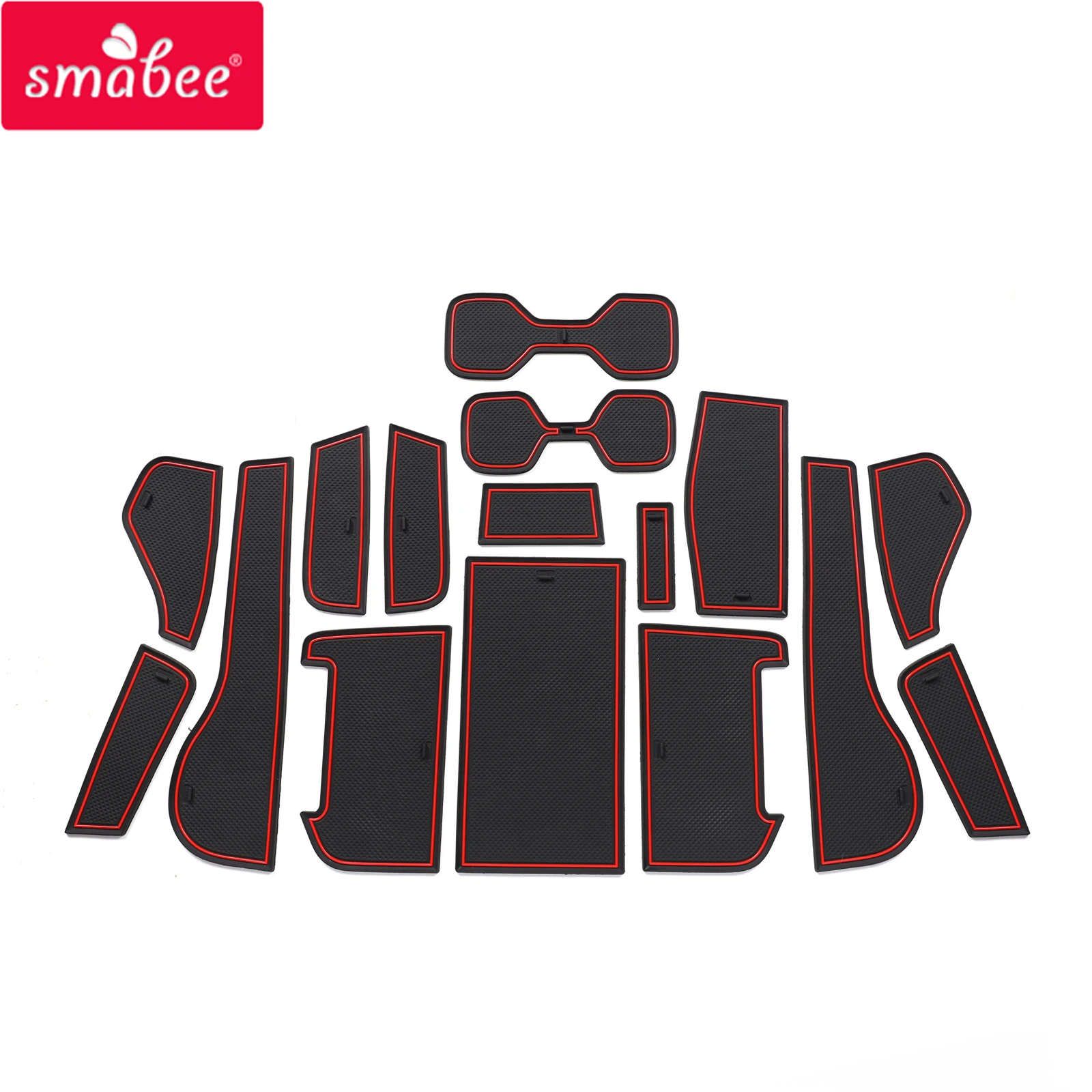 

Smabee Anti-Slip Rubber Gate Slot Mat for Lexus NX 300 350h 450h 2021 2022 Accessories Cup Holders Non-slip Pads