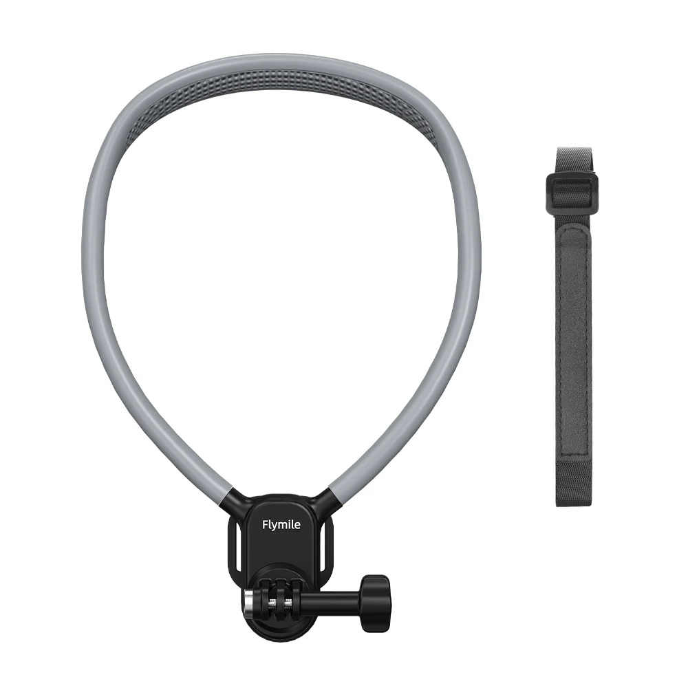 Enhanced Wearable Neck Mount Holder - POV Camera Accessory with Chest Strap Attachment