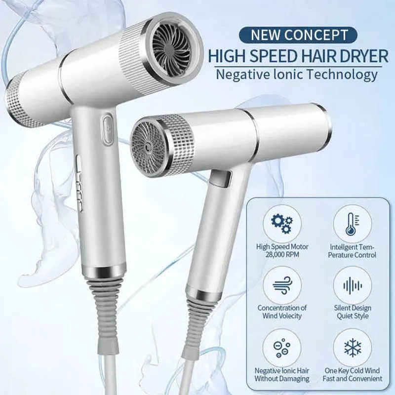 Fast Blow Dryer Salon Best Smart Temperature Adjustable Hair Dryer Machine Personalized Home Compact Colorful Hair Blower