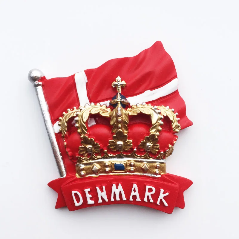 Denmark Travelling Fridge Magnets Home Decor Denmark Tourism Souvenirs Fridge Stickers Message Board Magnetic Stickers Gifts belgium travelling souvenirs fridge magnets creative magnetic stickers for fridge brussels tourist souvenirs fridge stickers