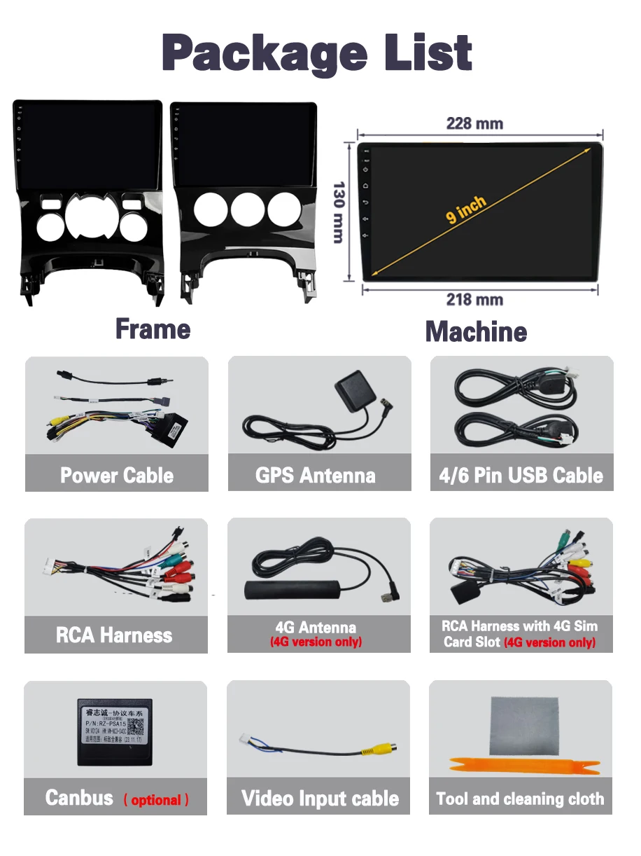 Android 14 For Peugeot 3008 5008 AT MT 2009 2012-Multimedia Car Radio Video Player Navigation GPS wireless android WIFI 4G car multimedia player car radio navigation multimedia accessories