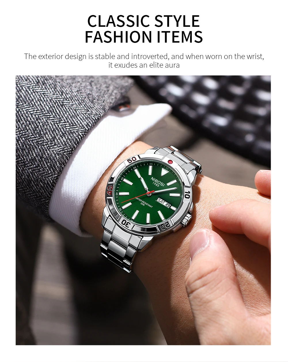 Waterproof & Military Watch 2660 Nibosi