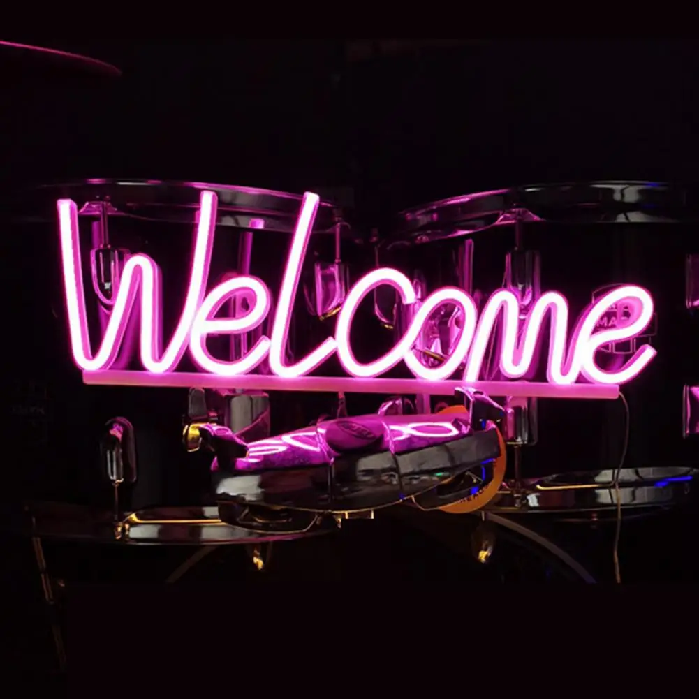 

Светодиодная неоновая лампа-вывеска, работающая от батареек