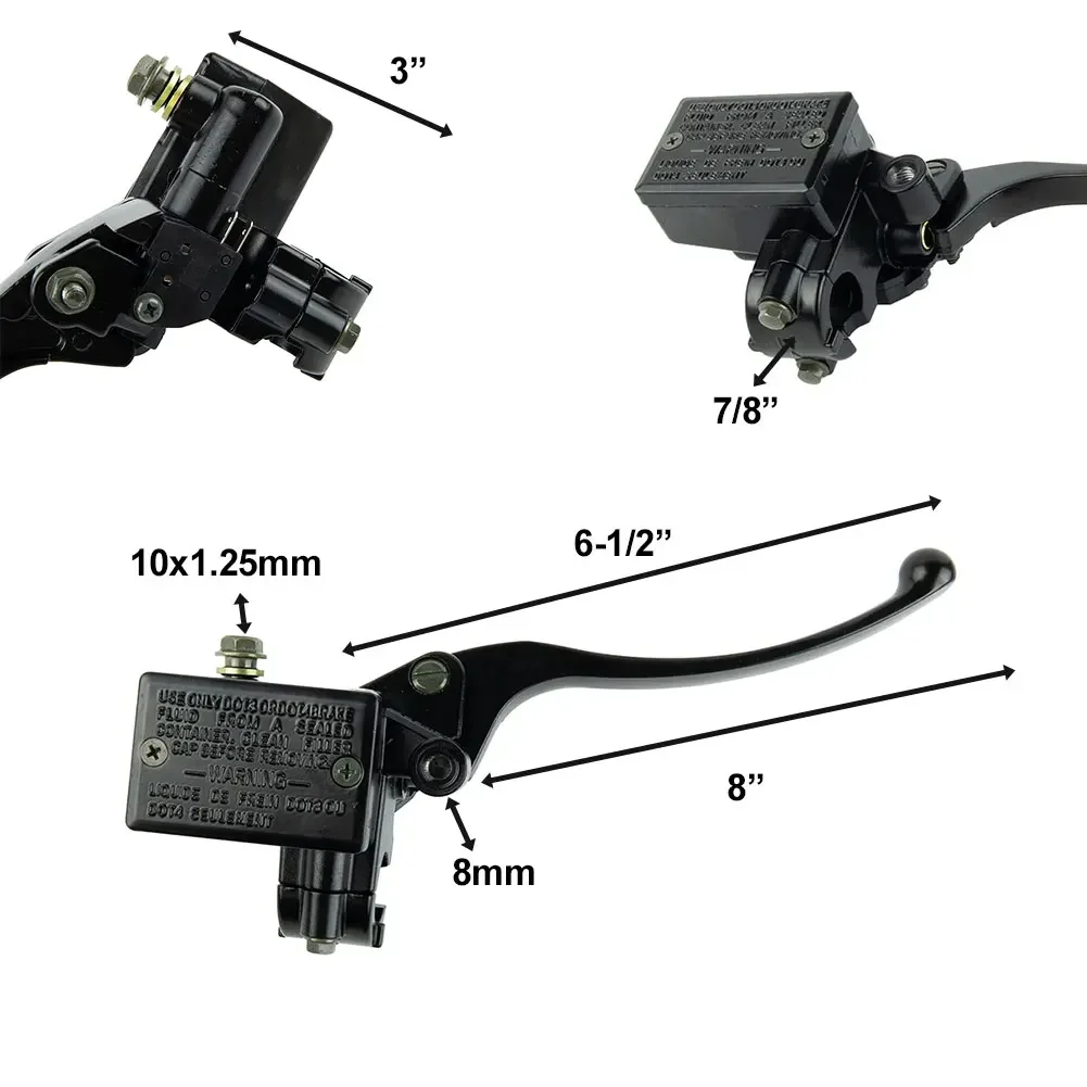 High Quality Hot Sale Latest New Practical Reliable Useful Brake Cylinder Black For Honda Motorcycle Replacement
