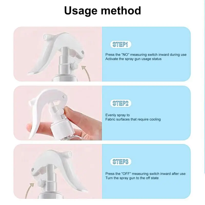 Cooling Mist Spray Misty Fast Freeze Spray Cooling And Hydrating Face Body Mist Skin Stress Relief Continuous