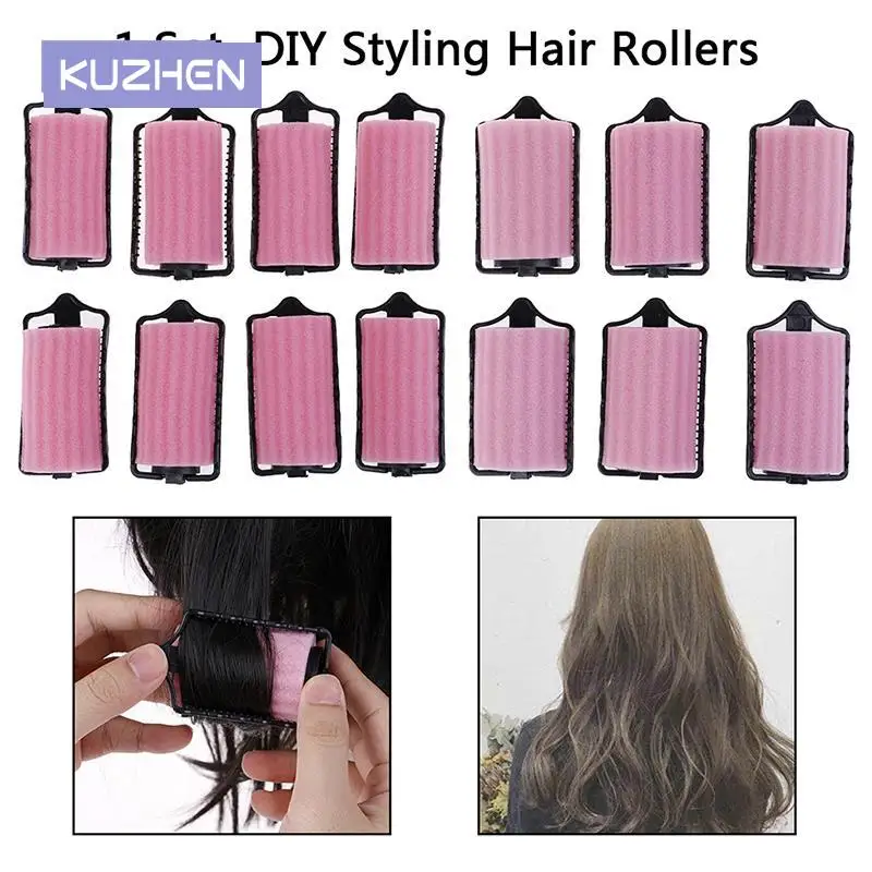 High Quality 6/8Pcs Hair Curler Roll Magic Sponge Foam Cushion Hair Care Styling Stick Rollers DIY Hair Curler Twist Tool 1pc usb 2 0 digital dvb t sdr dab fm hdtv tuner receiver stick rtl2832u r820t2 hight quality