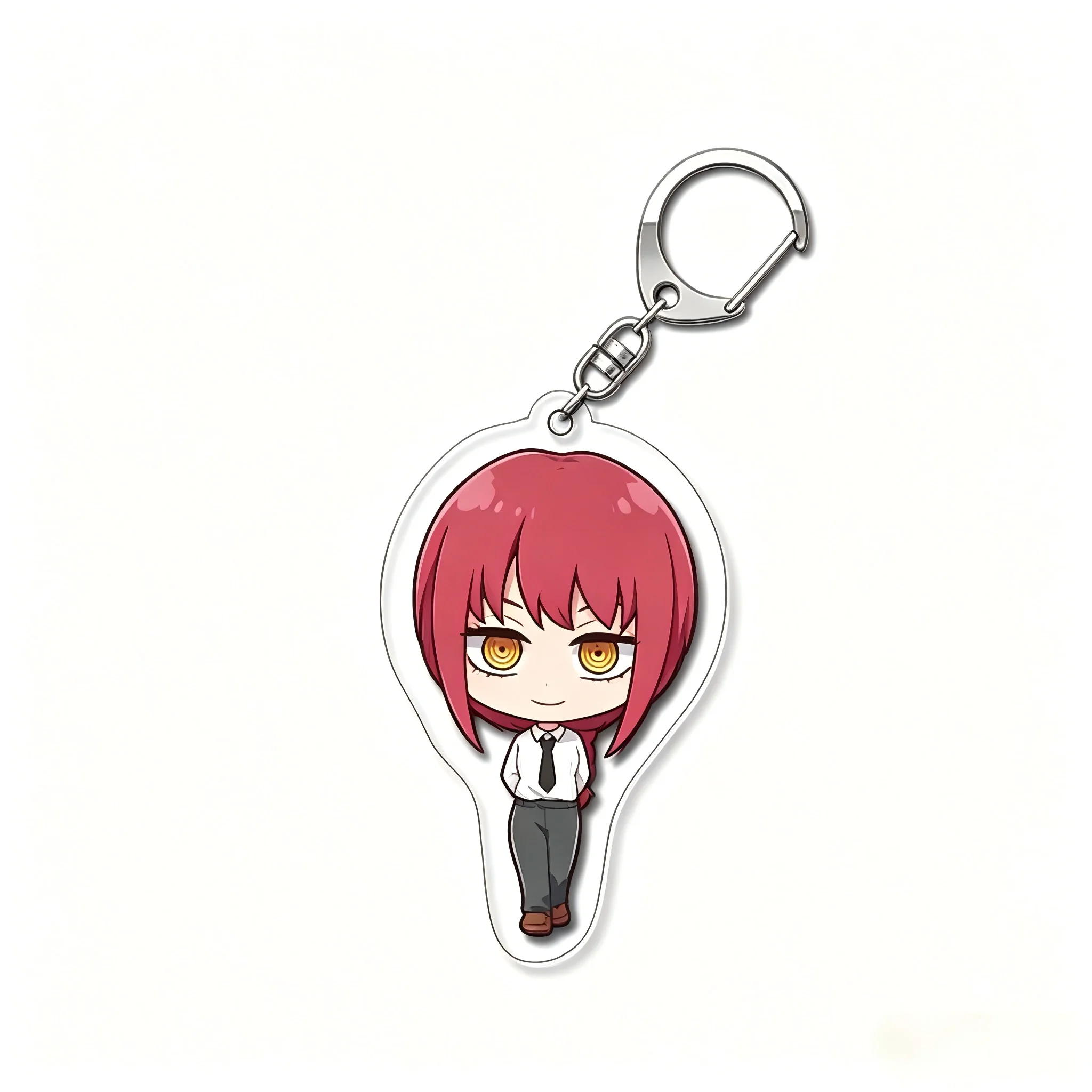 Reversible Cartoon Keychain Charm - Cute Chainsaw Man Characters