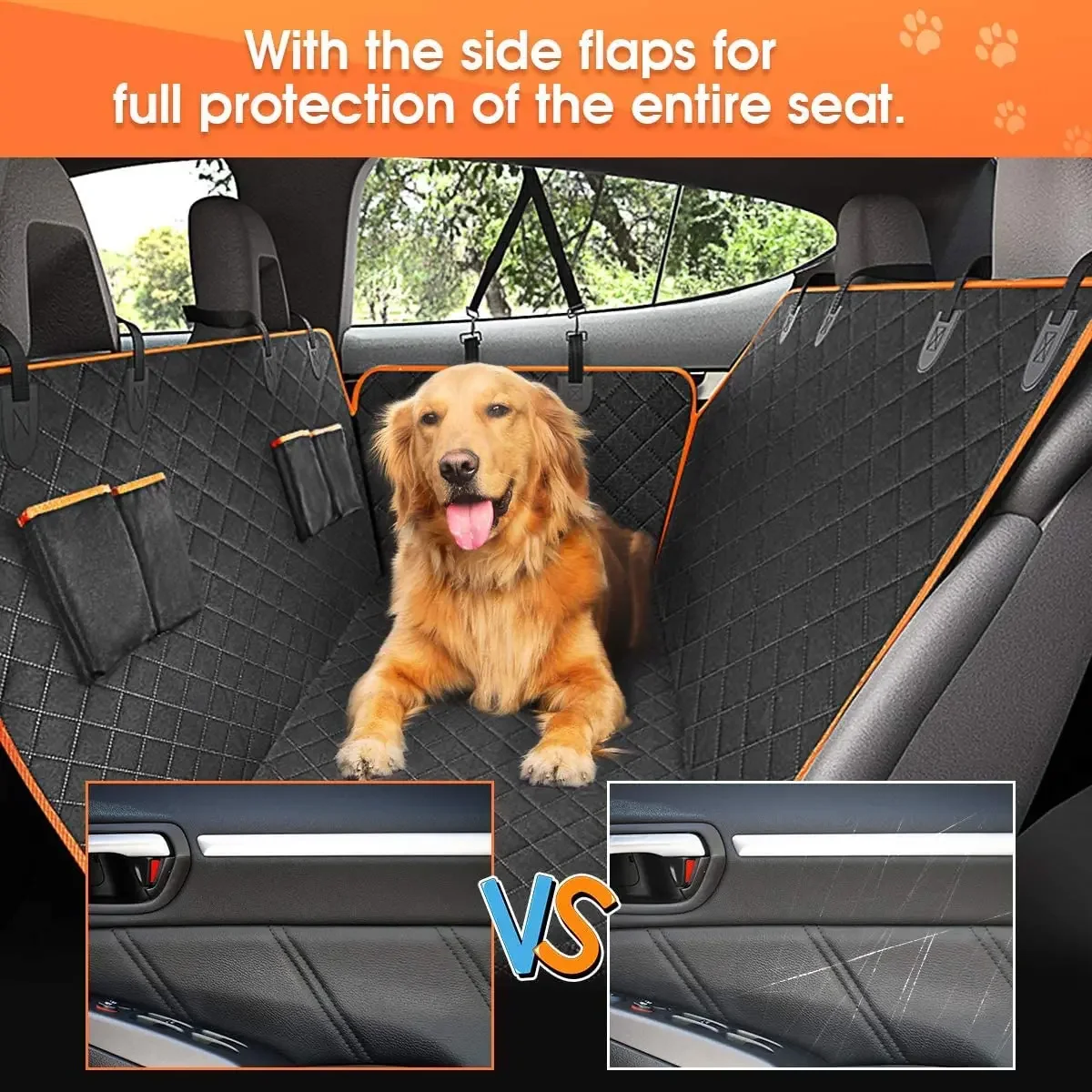 Title 6, Dog Car Seat Cover For Back Seat Waterproof Pet...