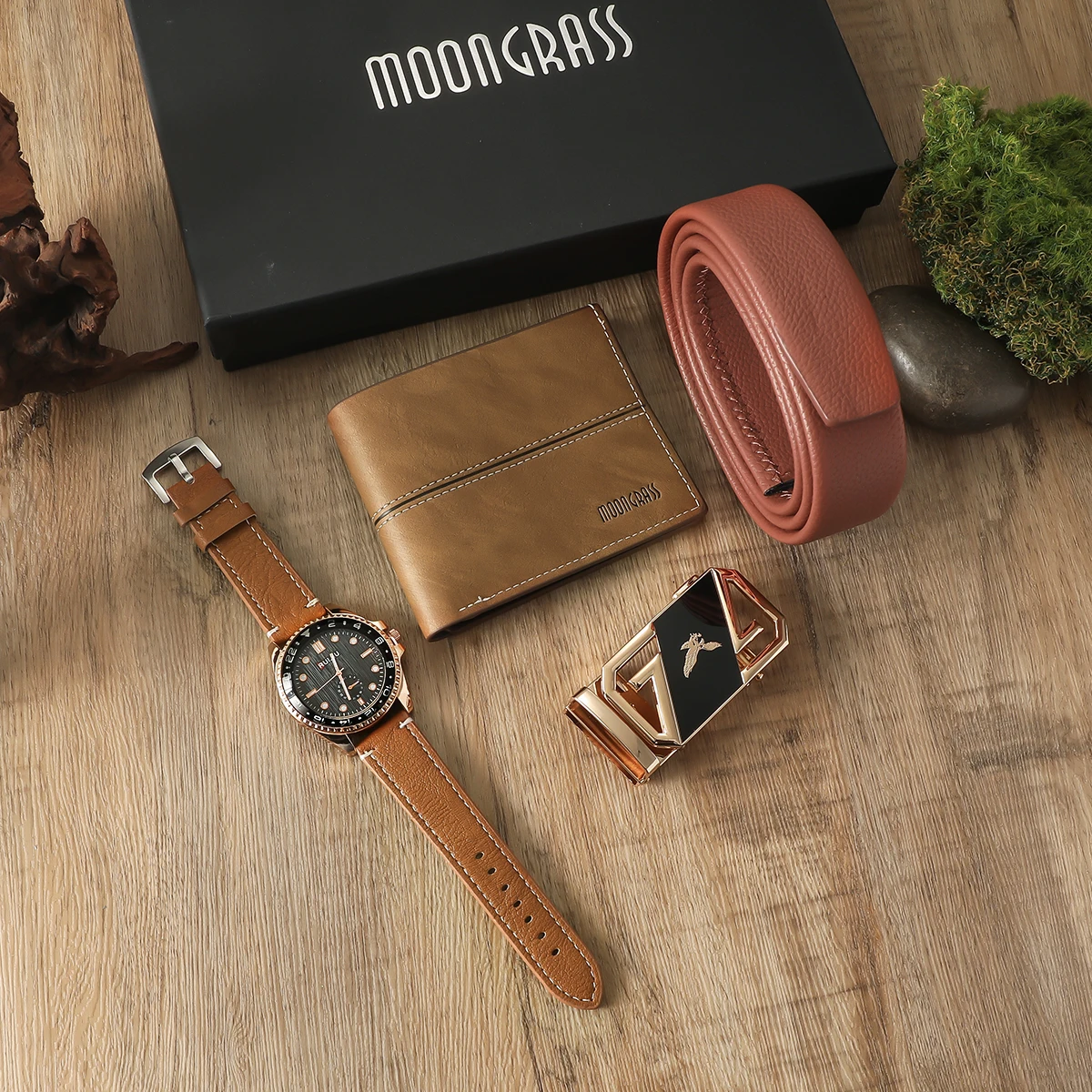 أزياء بسيطة جولة الطلب حزام مقياس الكوارتز الرجال...