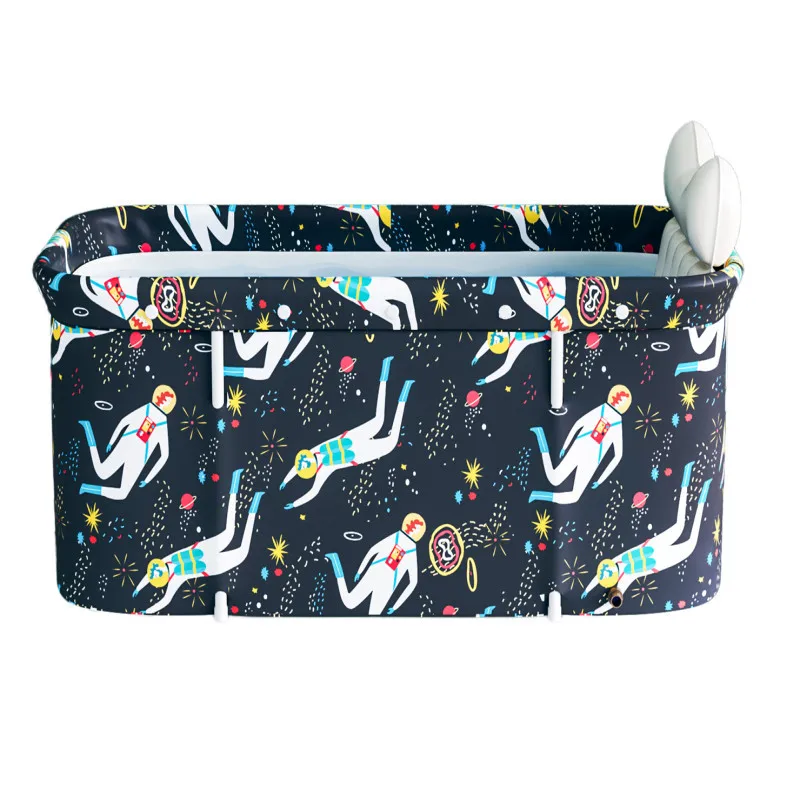 Portable Collapsible Bath Bucket Bathtub Large Capacity Bathroom Shower Bathing Artifact Free Installation