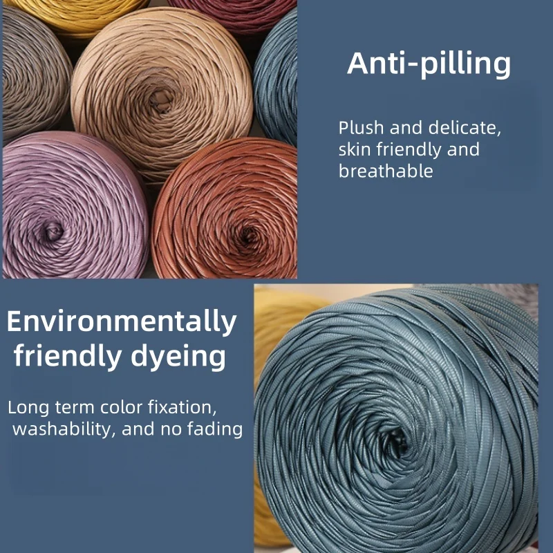 Premium Nappa Matte Faux Leather Yarn - 200g Roll for DIY Knitting, Crocheting, and Crafting