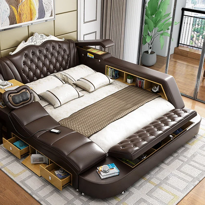 Storage Camping Double Bed Solid Wood Divider Luxury Adjustable Full Size Children Beds Support Meble Ogrodowe Girl Accessories
