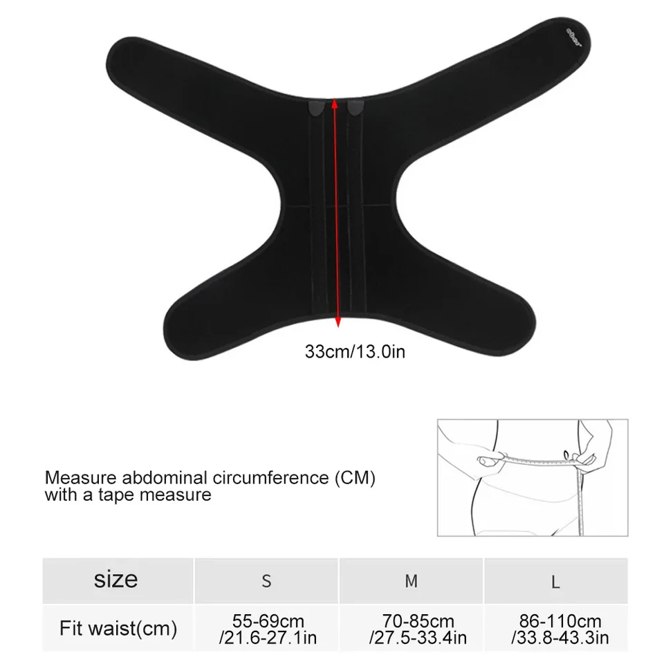 Tutore per l'anca inguinale per Sciatica fascia di supporto per alleviare il dolore per il recupero dell'anca Flexor lesioni distorsione sollievo ernia Hamstring Quad SI cintura  18