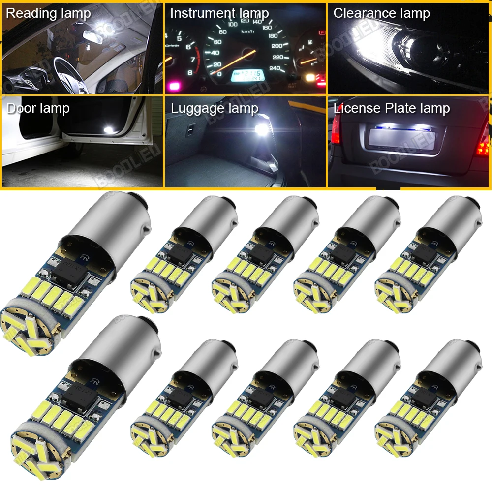 10 шт. BA9 BA9S 52 57 светодиодный Blubs 12 В 4014 15SMD T11 H6W T4W Автомобильный интерьер/Карта Купол/дверь/Трун/фонарь заднего хода. 10 шт. BA9 BA9S 52 57 светодиодный Blubs 12 В 4014 15SMD T11 H6W T4W Автомобильный интерьер/Карта Купол/дверь/Трун/фонарь заднего хода.