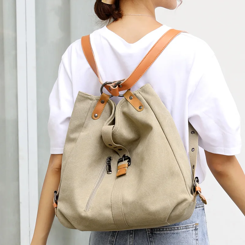 Women Handbags Ladies Tote Bag Casual Canvas Female Shoulder School Bags For Teenagers Girls Multifunctional Women Messenger Bag