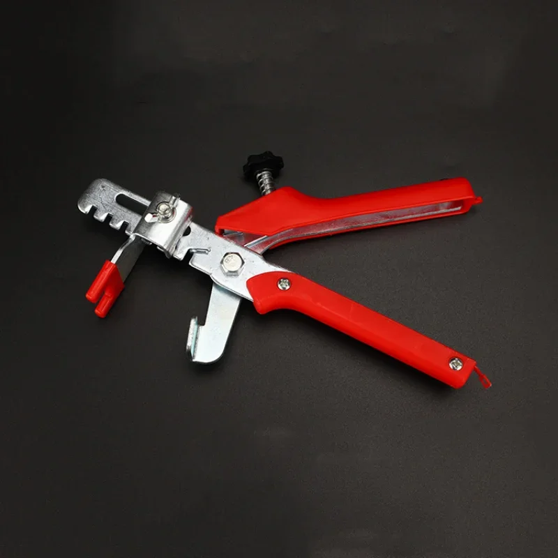 Tile tiling tool, yellow plastic handle, locator, leveler, pushing pliers, tile leveling tool, clamping pliers
