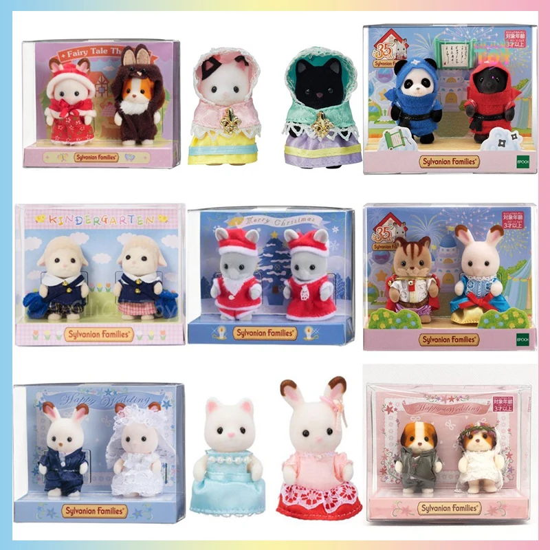 Sylvanian Families Anime Figures Baby Doll Wedding Dress Little Red Riding  Hood Christmas Gift School Uniform Drag Doll For Girl - AliExpress