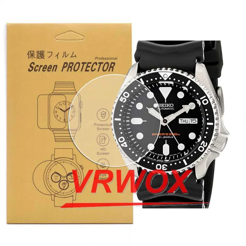 

3 Pcs Screen Protector For Seiko SKX007 SKX009 SKX173 SKX175 SKXA35 SRP775 SRP773 SRP621 SRP599 Clear TPU Nano Explosion-proof