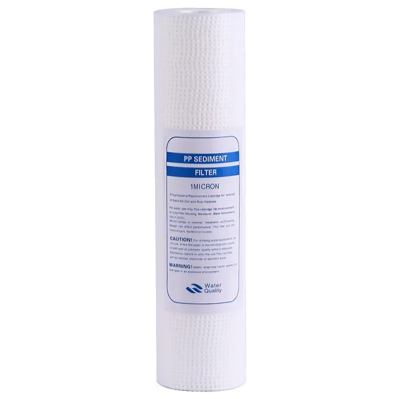 10 X 2.5 Inch 2/4/10 pcs 1-Micron Sediment Water Filter Cartridge PP Cotton Filter Water System Sediment faucet water filter