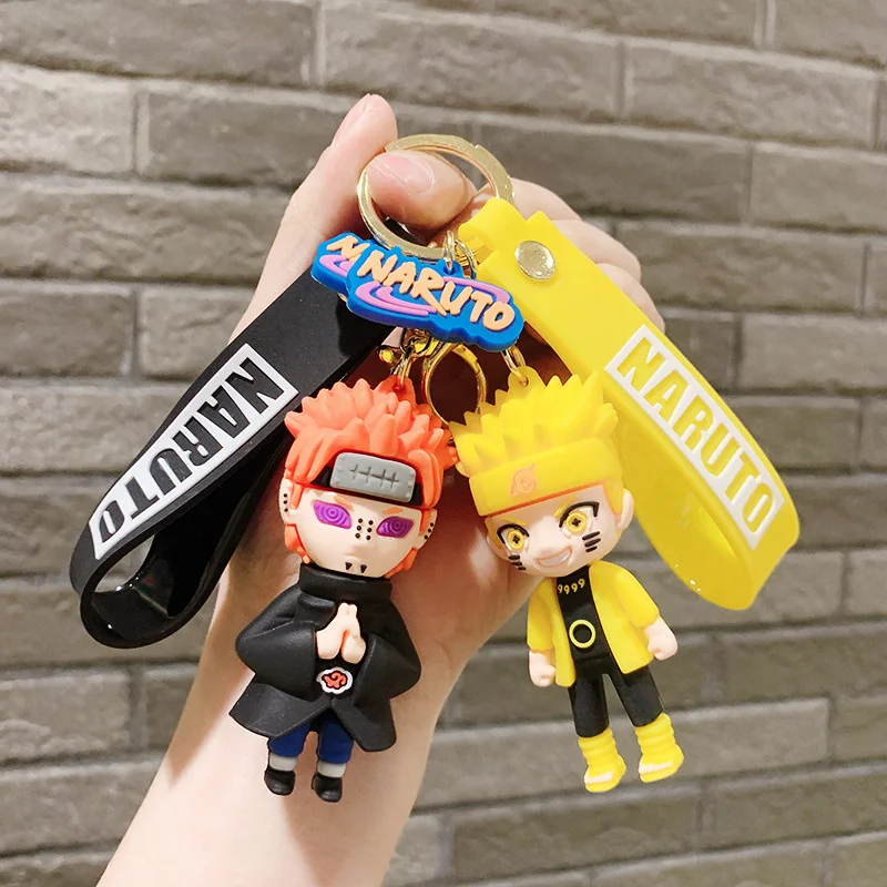 

NARUTO PVC action figure doll Backpack pendant Keyring cartoon Uchiha Itachi Ornament Hanging piece Anime peripheral gift