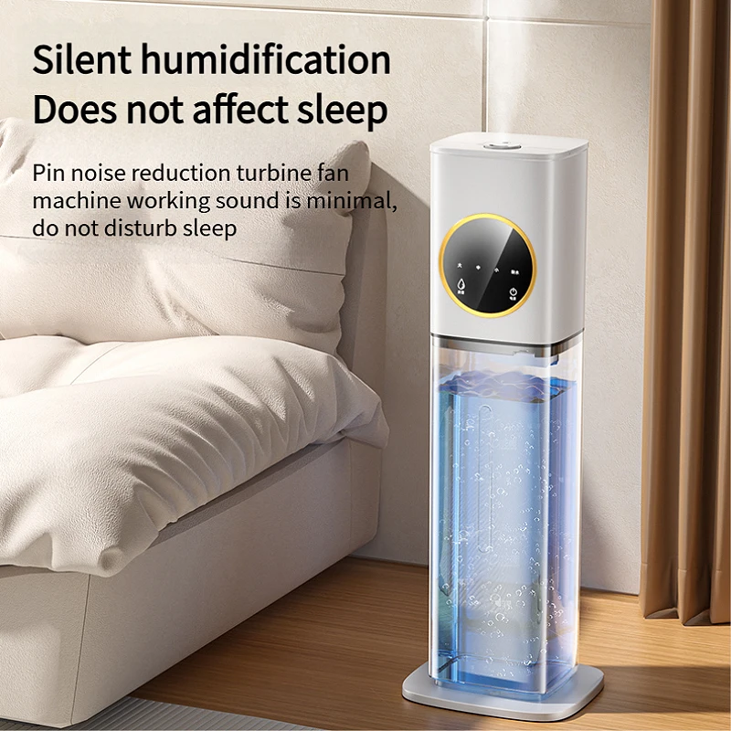 8L Big Capacity Humidifier with LED Display Smart Control Ultra Cool Mist for Whole Room Home Office Use