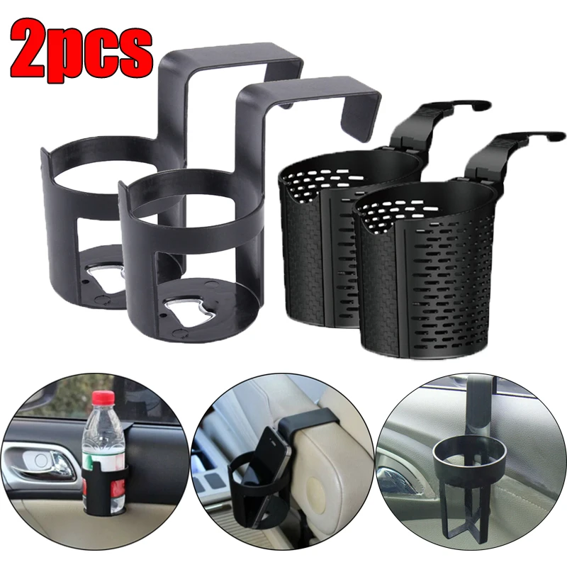 2PCS Car Back Seat Cup Holder Multifunctional Hanging Mount Drink