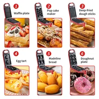 02 SOKANY836 Sandwich Machine Fast Heating Home Multifunctional 6-in-1 Baking Electric Cake Bowl Breakfast 2