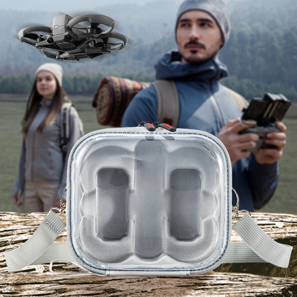 휴대용 운반 케이스 충격 방지 여행용 보관 가방 DJI Neo Drone 및 배터리용 긁힘 방지 투명 숄더백