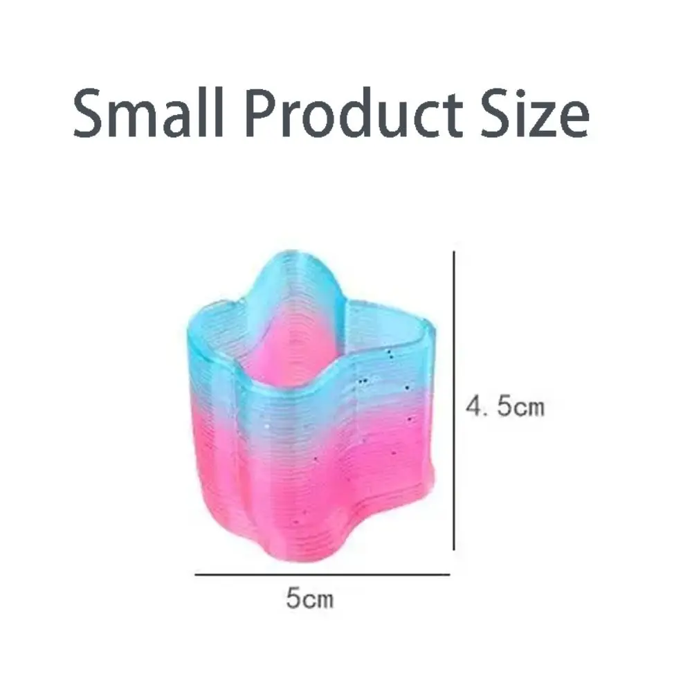 Childrens Toys 5pcs Multi-Shape Rainbow Magic Springs Toys