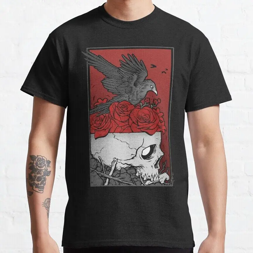 Best To Buy Dark Halloween Memento Mori Classic T Shirt Maniche Lunghe O Corte