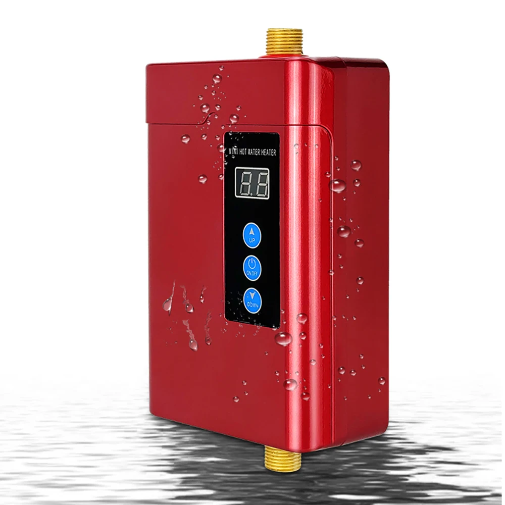 110V/220V 4000W Household Mini Electric WaterHeater Tankless Instant Water Heater Heating Machine Water Heater 50 - 60HZ