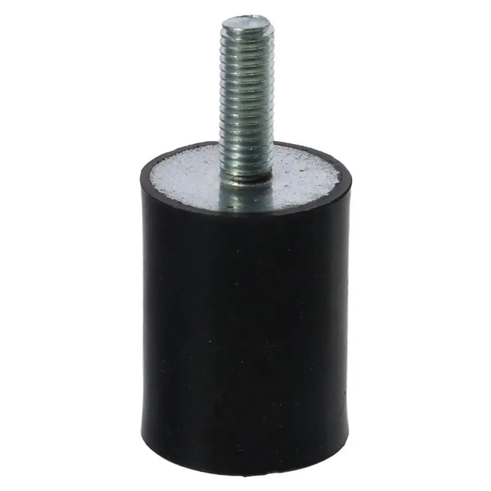 Description Picture 6 of itemPractical M6 M8 M10 Thread Rubber Mounts Black Cylindrical Shock Absorber Crash Pad Damper Water Pumps