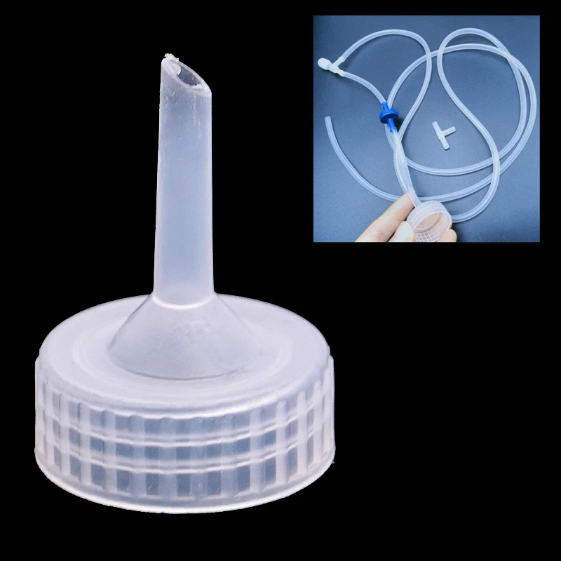 Aquarium Brine Shrimp Artemia Incubator Cap Fish Tank Shrimp Egg Hatchery Bottle Adapters DIY Bottle System Accessories 10/20Pcs brine shrimp eggs incubator
